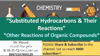 Substituted Hydrocarbons L4 Other reactions of organic compounds EasyChemistry4all [upl. by Sonafets]