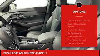 2024 Honda Accord Hybrid Schlossmann Honda City Inventory 40827 [upl. by Mundt]