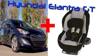 2014  2015 Hyundai Elantra GT Child Seat Review [upl. by Mathias160]