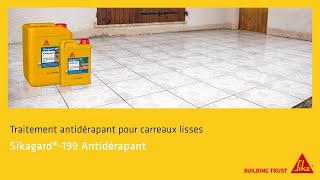 Traiter les carreaux avec Sikagard®199 Antidérapant [upl. by Nangem]