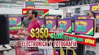 Julio Regalado 2018 en Soriana 350 de descuento por cada 1000 en electrónica y fotografía [upl. by Pearlstein165]