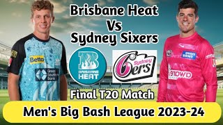 SIX vs HEA Final T20 Match  Big Bash League 2023  Dream11 Prediction Match [upl. by Thoer]