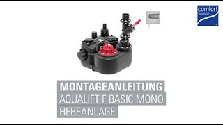 Montageanleitung AQUALIFT F Basic Mono [upl. by Soble28]