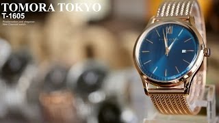 TOMORA TOKYO メンズ腕時計 T1605Made in Japan Mens Watch TOMORA TOKYO T1605日本制造 手表 TOMORA TOKYO [upl. by Aisel]