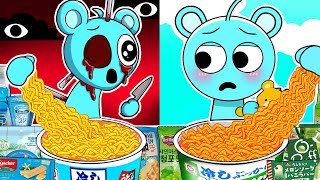 Incredibox Sprunki  SKY Normal Vs Horror Versions Convenience Store Food Mukbang Animation  ASMR [upl. by Monro]