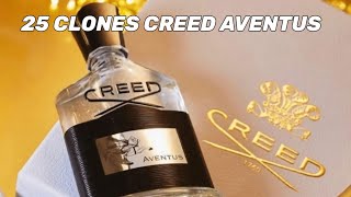 25 CLONES CREED AVENTUS creedaventus equivalenciadearoma clonesdeperfumes clones [upl. by Hafler]