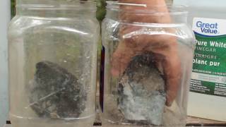 WHATS INSIDE IRON EPIDOTE ROCK GETS SLICED amp ETCHED [upl. by Awahsoj]