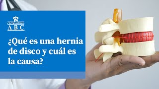 ¿Qué es una hernia de disco y cuál es la causa [upl. by Ahseiyk]