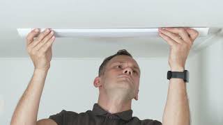 4lite CCT LED Batten Installation Guide  Screwfix [upl. by Llerrat292]