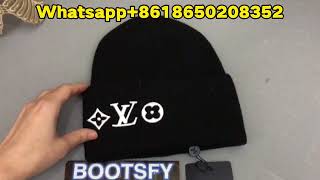 Review Louis Vuitton Headline Beanie Black from BOOTSFY [upl. by Bobseine44]