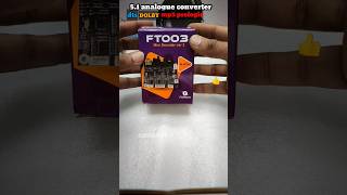 DTSDolbyDecoder FUTech FT003 V2 SW V25  51Channel AUX Input  sanu4you  malayalam [upl. by Eanad]