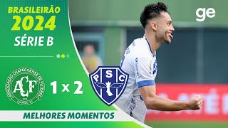 CHAPECOENSE 1 X 2 PAYSANDU  MELHORES MOMENTOS  12ª RODADA BRASILEIRÃO SÉRIE B  geglobo [upl. by Arikat160]