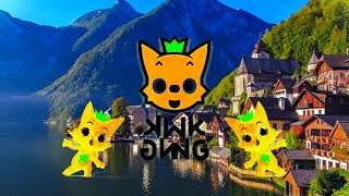 Pinkfong in AUSTRIA  Preview 2 Spongebob Squarepants Theme Song Effects [upl. by Aicilef]