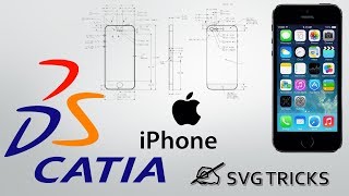 CATIA IPHONE MODELING [upl. by Anivel]