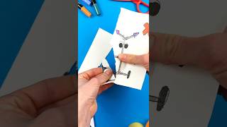 Making Paper Craft Trick with Creature from Banban 🔥papercraft trick tricks trickshots banban [upl. by Riva]