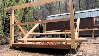 TIMBER FRAME KITCHENCANNING POTATOES [upl. by Ahsoj]