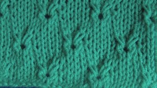 WZORY NA DRUTACHKWIATUSZKI KNITTING STITCH [upl. by Murrah]