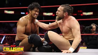 BCC’s Bryan Danielson faces a returning Katsuyori Shibata  31624 AEW Collision [upl. by Yot]