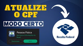 ATUALIZAÇÃO DO CPF NA RECEITA FEDERAL [upl. by Ailenroc]