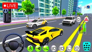 3D Driving Class Simulation  Funny Police Officer Refuel His Super Car Gas Crazy Driving Gameplay [upl. by Inalan]