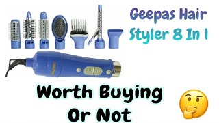 Geepas 8in 1 Hair Styler Introduction amp Uses  Full Detailed hvideo  Worth Buying or Not [upl. by Eceinaj582]