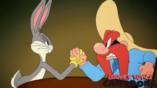 Looney Tunes Cartoons S01E01 Harm Wrestling  Review [upl. by Damiani509]