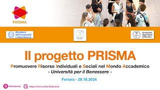 Presentazione del progetto Prisma [upl. by Yssej]