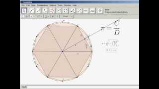 Finding Pi by Archimedes Method [upl. by Anig479]