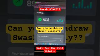 Swash SCAM  Swash Extension for Indian  swash swashextension scam earnmoneyonline swashtoken [upl. by Esteban837]