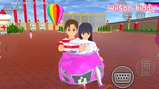 Yuta dan Mio Jadi Raksasa Naik Mobil Dikejar Polisi 🤣😂  Sakura Simulator  Game Wilson Kiddy [upl. by Sophy]