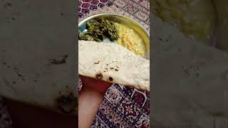 Jowar roti capsicum dal today recipe [upl. by Sokem]