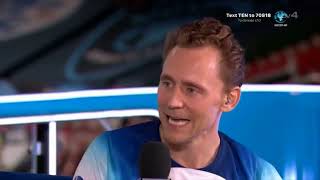 Soccer Aid 2023  Tom Hiddleston interview 22 [upl. by Herve470]