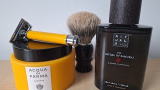 022 Haryali Round Acqua di Parma Shaving Cream Rituals After Shave Gel Thiers Issard Silvertip [upl. by Adoh]