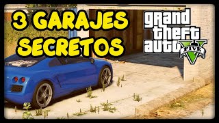 🔥 3 GARAJES SECRETOS en GTA V MODO HISTORIA  3 UBICACIONES SECRETAS de GTA V [upl. by Hally]