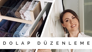 DOLAP DÜZENLEME  Konmari Metodu Katlama Teknikleri [upl. by Rema]