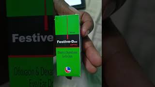 Festive dee dropOfloxacin amp Dexamethasone Eye drops [upl. by Anura]