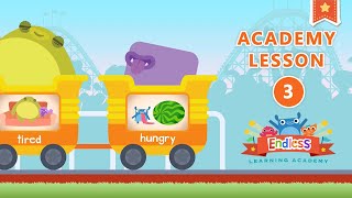 Endless Learning Academy  Lesson 3  PLAYFUL STRONG FUNNY TIRED HUNGRY  Originator Games [upl. by Danica]