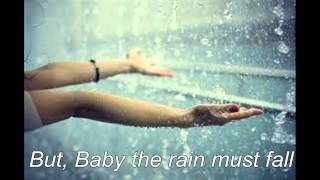 Baby The Rain Must Fall by Glenn YarbroughLyrics [upl. by Eelyak]