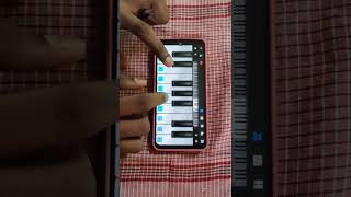 Kadhalar Dhinam Love BGMtrending easy keyboard notestutorial perfect piano [upl. by Aissac]