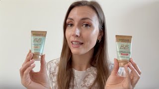 Comparing the Garnier BB Cream Anti age vs Classic [upl. by Akeret]