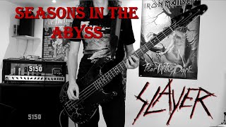 Slayer  Seasons In The Abyss  Bass Cover [upl. by Nomis]