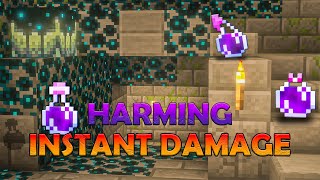 Potion of Harming FULL GUIDE How To Make a Potion of Instant Damage in Minecraft [upl. by Beyer939]