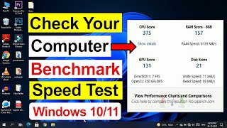 How to Run Computer Performance Benchmark Test  CPU Test  GPU Stress Test  RAM Speed Test [upl. by Esinej]