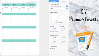 DIY Planner InsertsPages [upl. by Lewej141]