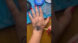 Halloween makeup  3d spider drawing [upl. by Hung]