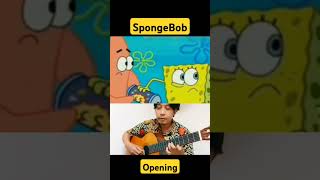 SpongeBob Opening fingerstyle spongebob guitar [upl. by Artkele772]