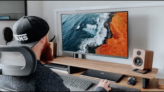 The Perfect Productivity Monitor  LG 32” 4K UltraFine Ergo Setup [upl. by Baerl884]