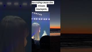 LISA crying cause she misses blackpink lisa lis [upl. by Hillier618]