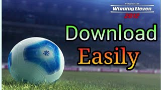 Download Winning Eleven 2012 in all Android device [upl. by Ahsinel]