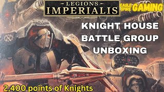 Legions Imperialis Unboxing Knight House Battlegroup [upl. by Noemis]